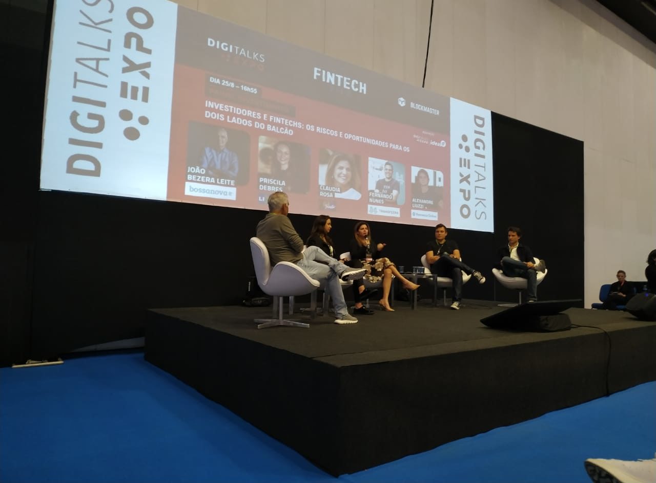Mercado precisava de ajuste, dizem investidores e empreendedores no painel do Fintech View (Foto: Danylo Martins)