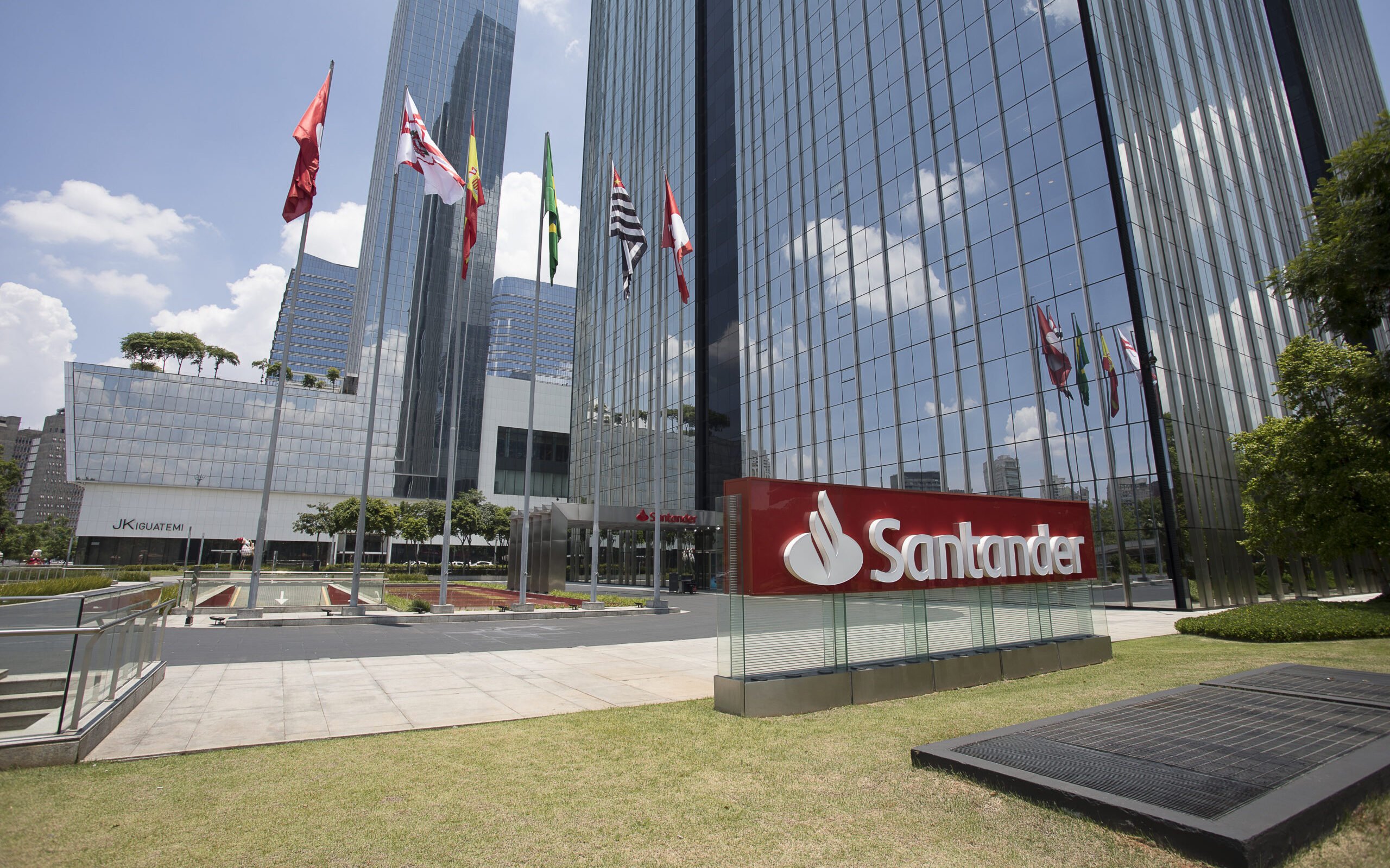 Sede do Santander Brasil, em São Paulo. Foto: Divulgação/Santander