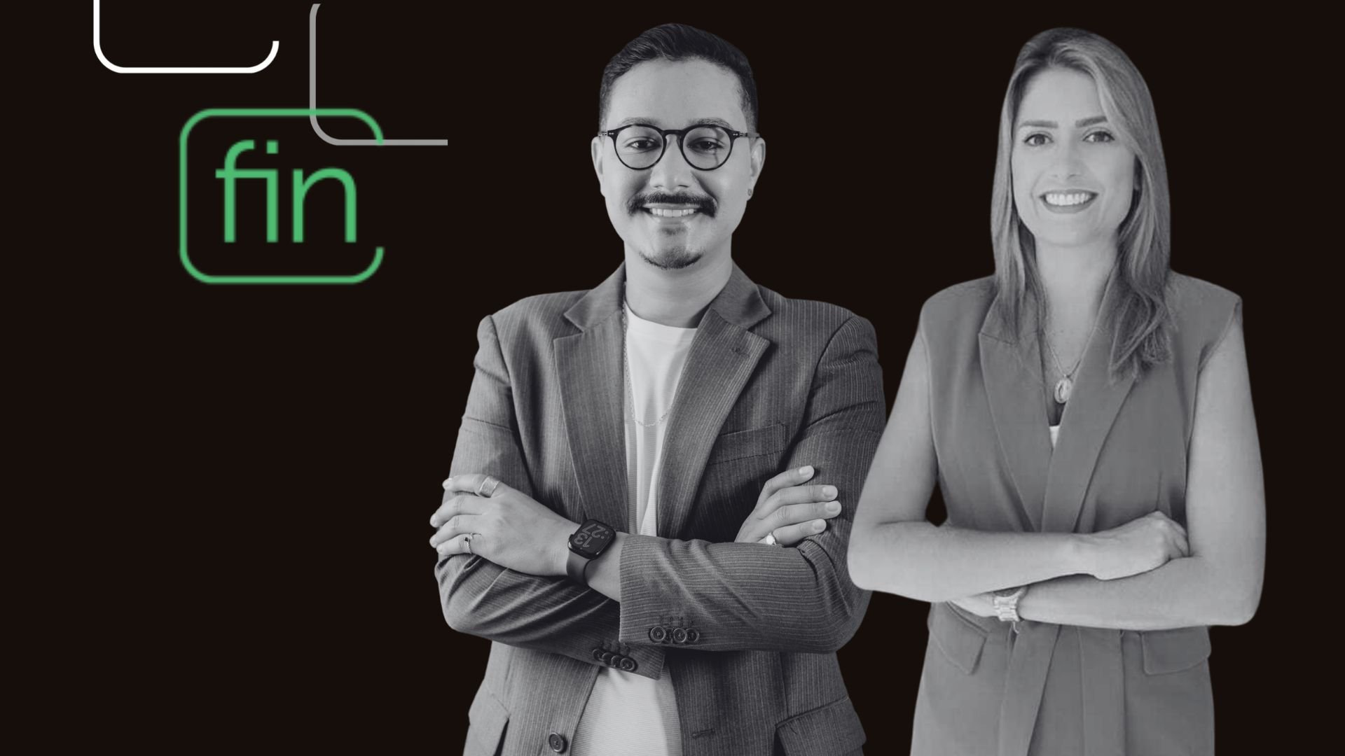 Pedro Melo e Jacqueline Guillen, da Celcoin. Imagem: Divulgação