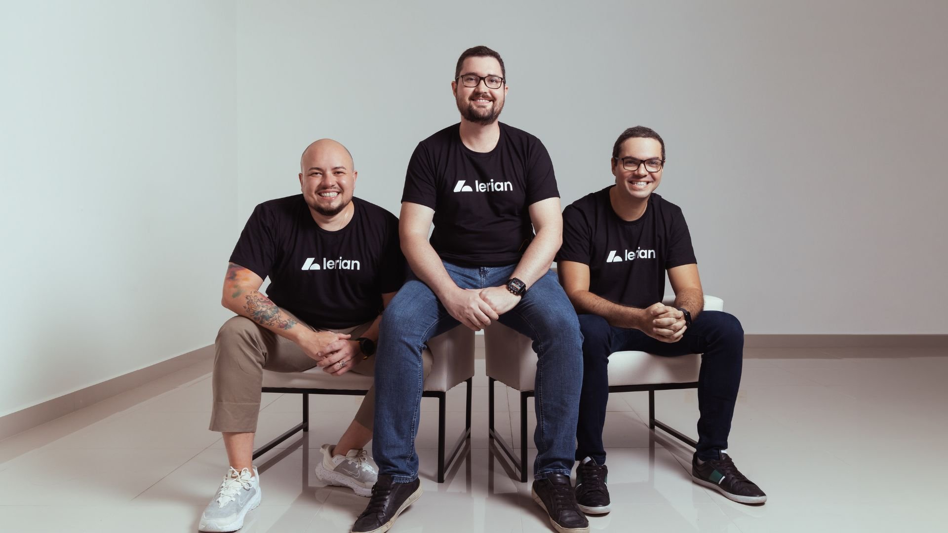 Da esq. para a dir., Fred Amaral, José Zapata e Jefferson Rodrigues/Lerian - Imagem: Divulgação