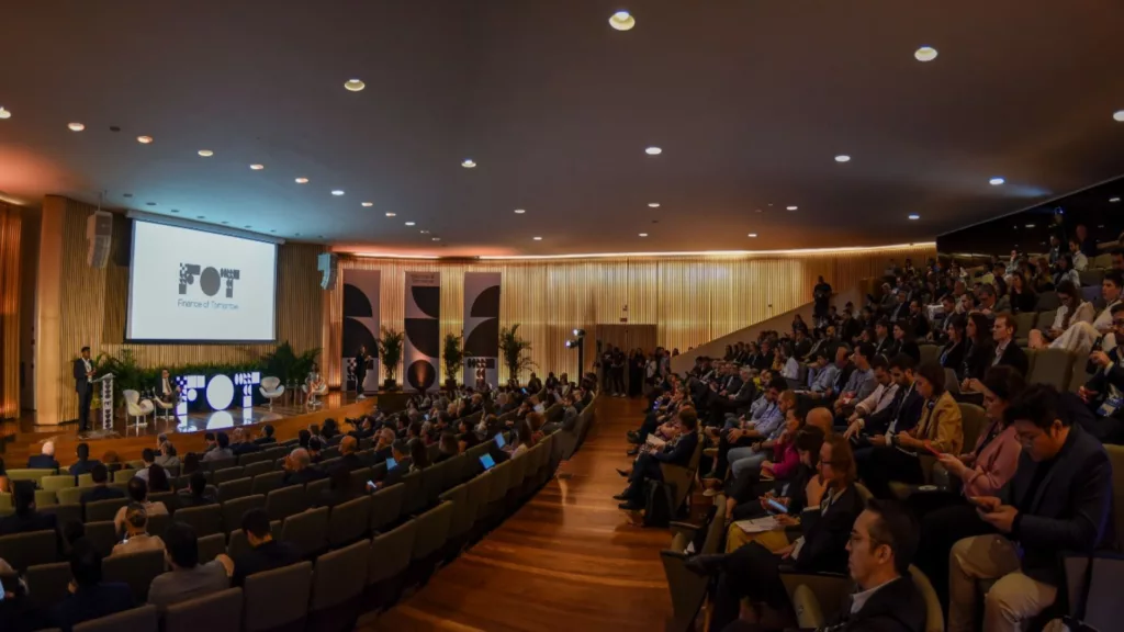 Lançamento do estudo no evento ‘Finance of Tomorrow’, realizado no Rio de Janeiro