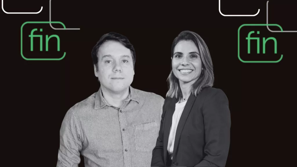 Jonatas Giovinazzo e Fernanda Laranja, novos presidente e vice-presidente da Init - Imagens: Reprodução/LinkedIn