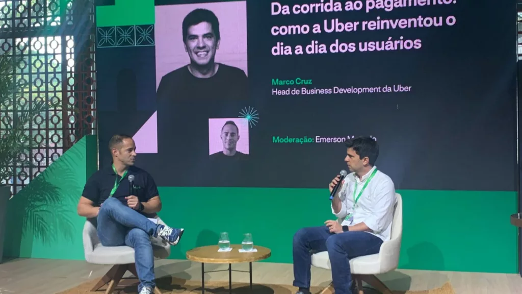 Marco Cruz/Uber (à direita) e Emerson Macedo/Adyen
