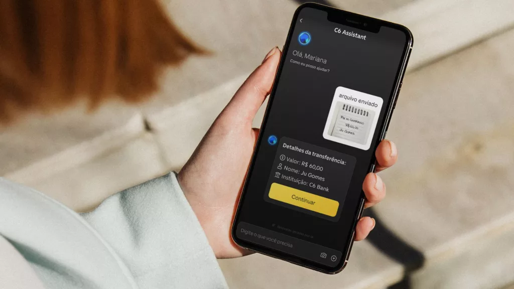C6 anuncia lucro de R$ 2 bi e assistente de IA que 'conversa' com cliente