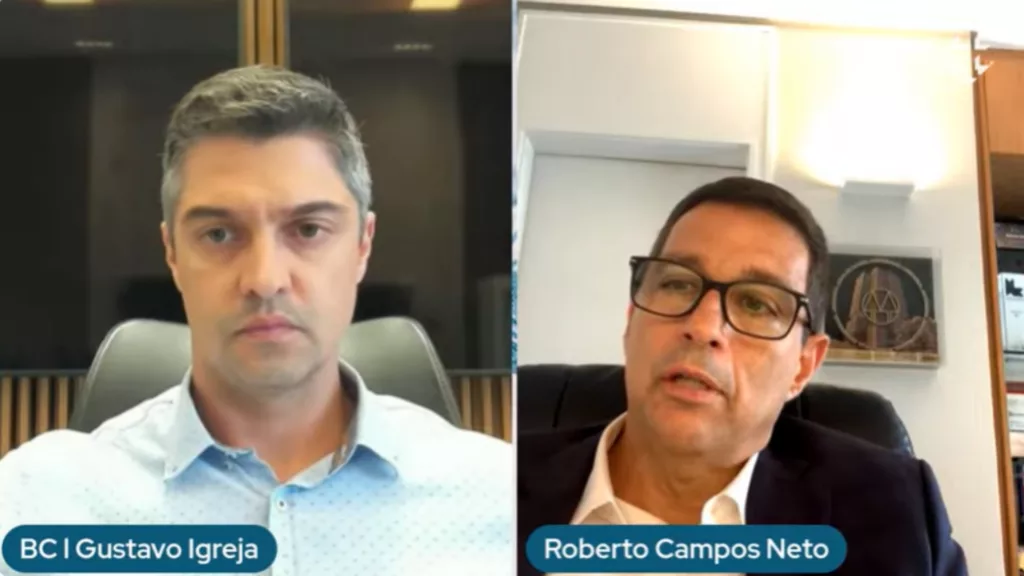 Roberto Campos Neto, presidente do Banco Central, na Live do BC - 20.12.2024