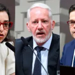 Izabela Correa, Gilneu Vivan e Nilton David, futuros diretores do Banco Central