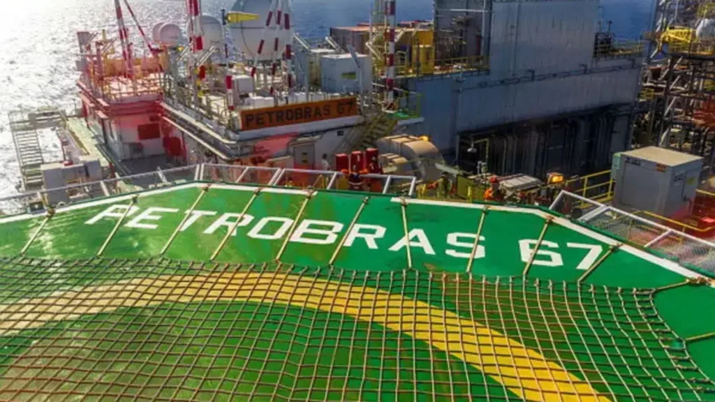 Plataforma P-67 na Bacia de Santos | Imagem: Andre Motta de Souza/Petrobras