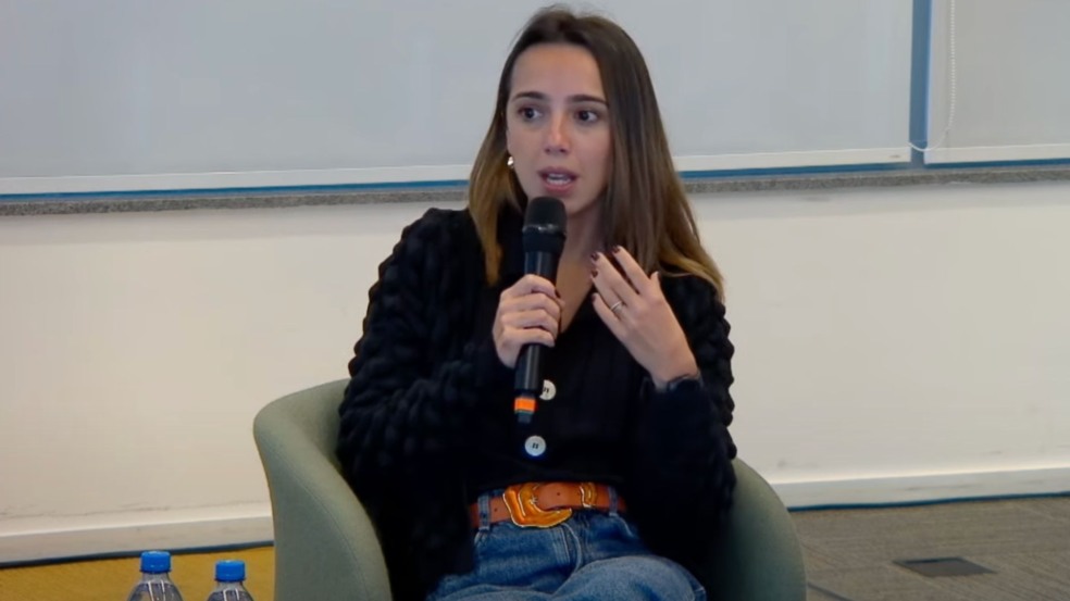 Duda Davidovic em evento sobre IA da Torq | Imagem: print de tela Duda Davidovic em evento sobre IA da Torq | Imagem: print de tela