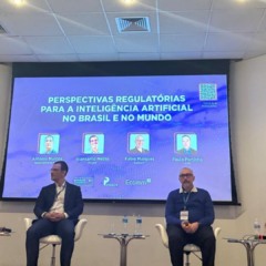 Da esq. para a dir.:Paulo Portinho/CVM, Antonio Marcos Guimarães/BC, Fábio Marques/EcommIT e Giancarllo Melito/BTLaw | Imagem: Léa De Luca