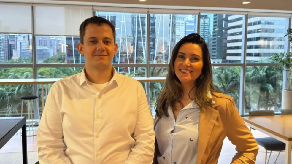Douglas Lopes da Silva e Luanna Vargas Shirozono/HeronPay | Imagem: divulgação Douglas Lopes da Silva e Luanna Vargas Shirozono/HeronPay | Imagem: divulgação