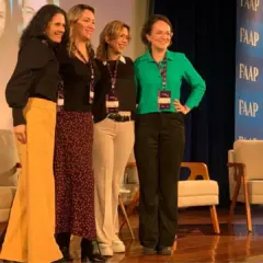 Erica, Ingrid, Tatiana e Marcia durante o evento Fin4She | Imagem: Léa De Luca