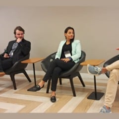 Carlos Oliveira/ABFintechs, Emmanuel Longa/idwall, Fernanda Gagliardi/Stone e Rodrigo Moreira/Neoway