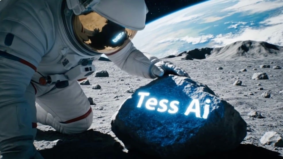 Imagem de vídeo criado 100% via TESS AI | Divulgação