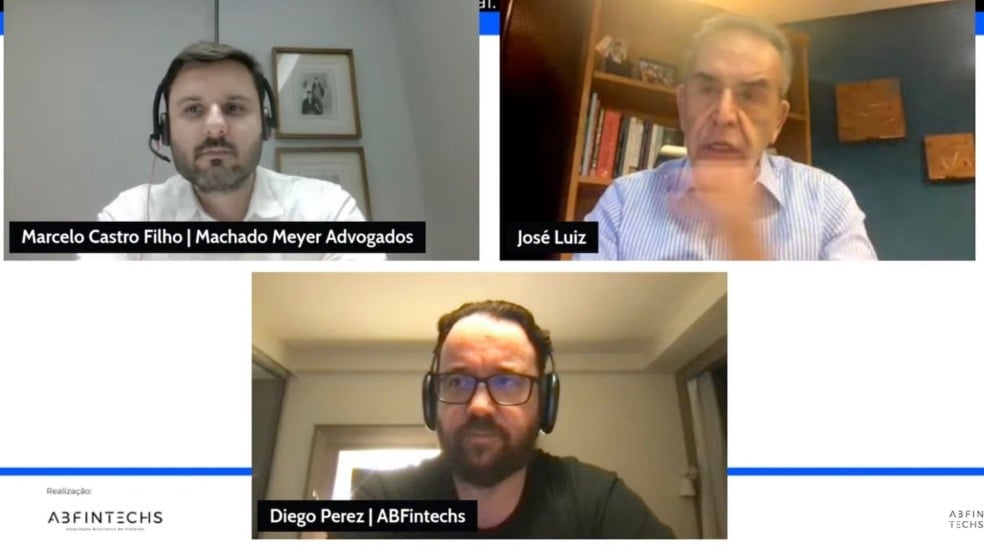 Live da ABFintechs sobre as novas regras do BC | Imagem: print de tela