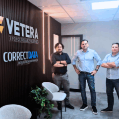 Da esq. para a dir.: Eder Costa (CTO), Renato Virches (CEO) e Mauricio Veras (CNO) | Imagem: divulgação