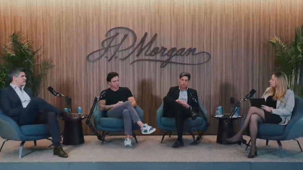 Especialistas discutem pagamentos e segurança digital em evento do JP Morgan | Imagem: print de tela