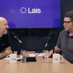 Podcast "Fala Lais”, com Diego Bonastre e Fábio Franciosi | Imagem: divulgação