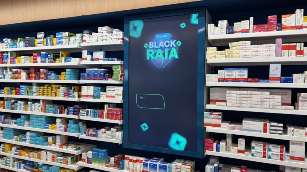 Tela da Impulso em unidade física da Raia | Imagem: divulgação Tela da Impulso em unidade física da Raia | Imagem: divulgação