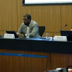 Diretores do BC em coletiva | Imagem: print de tela