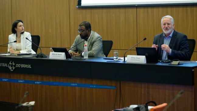 Diretores do BC em coletiva | Imagem: Raphael Ribeiro/Banco Central