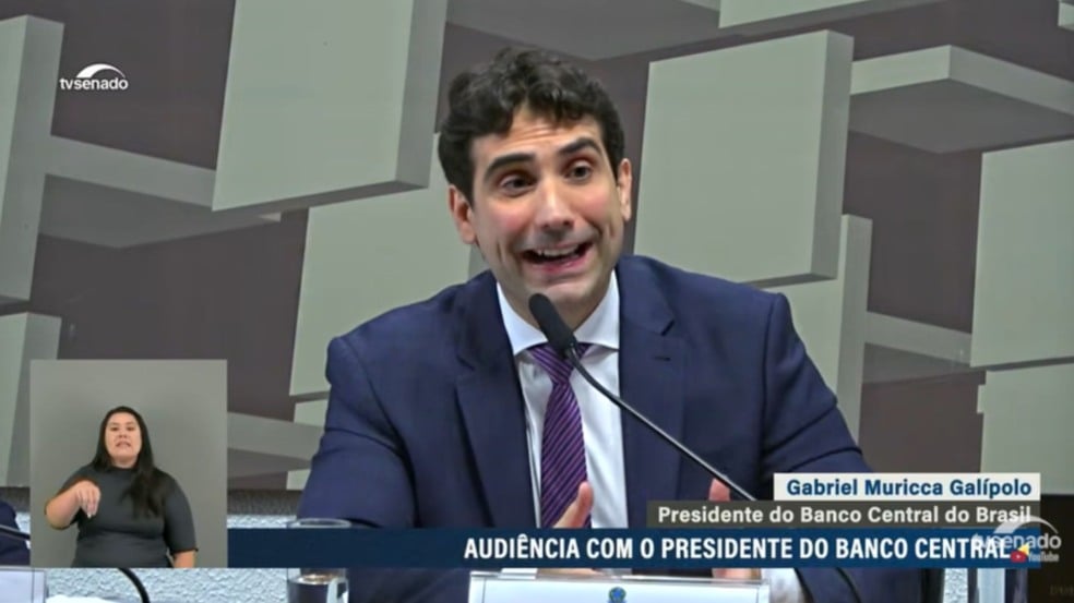 Gabriel Galípolo/Banco Central | Imagem: print de tela Gabriel Galípolo/Banco Central | Imagem: print de tela
