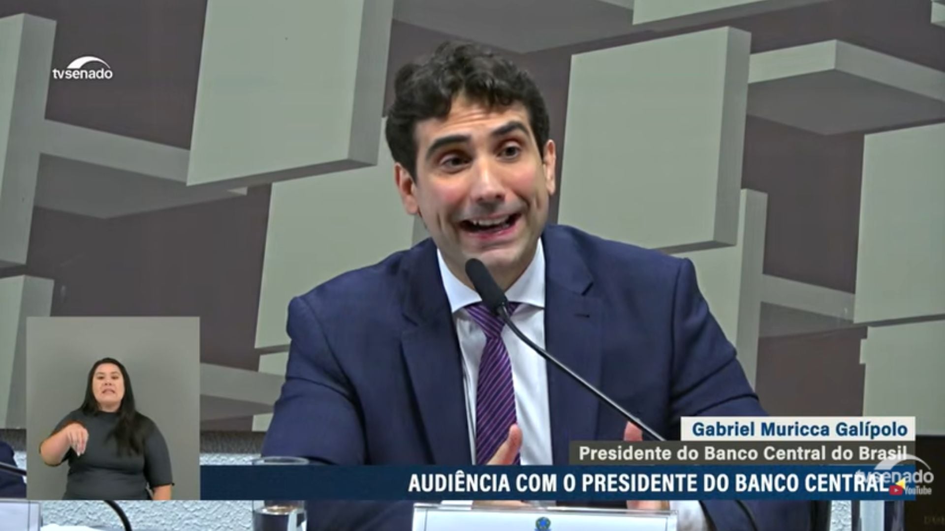 Gabriel Galípolo/Banco Central | Imagem: print de tela