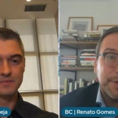 Renato Gomes, diretor do Banco Central, na LiveBC | Imagem: print de tela